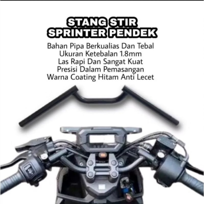 Stang Stir Sprinter Racing Herex Pnp Beat Street CB GL Series Megapro Model Ori