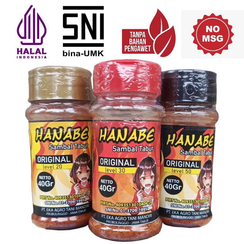 

Bumbu Dapur Sambal Tabur Premium HANABE