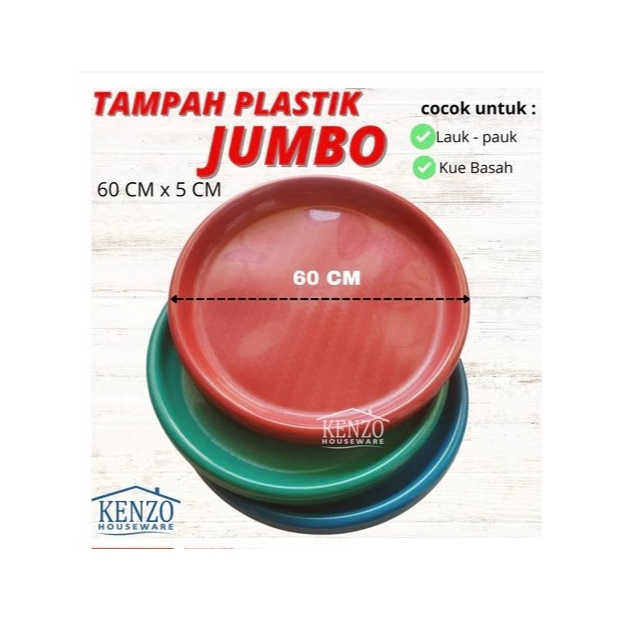 Tampah plastik Besar Jumbo 40, 50 ,60 CM Plastik Bulat Jumbo Nampan Plastik Besar Murah