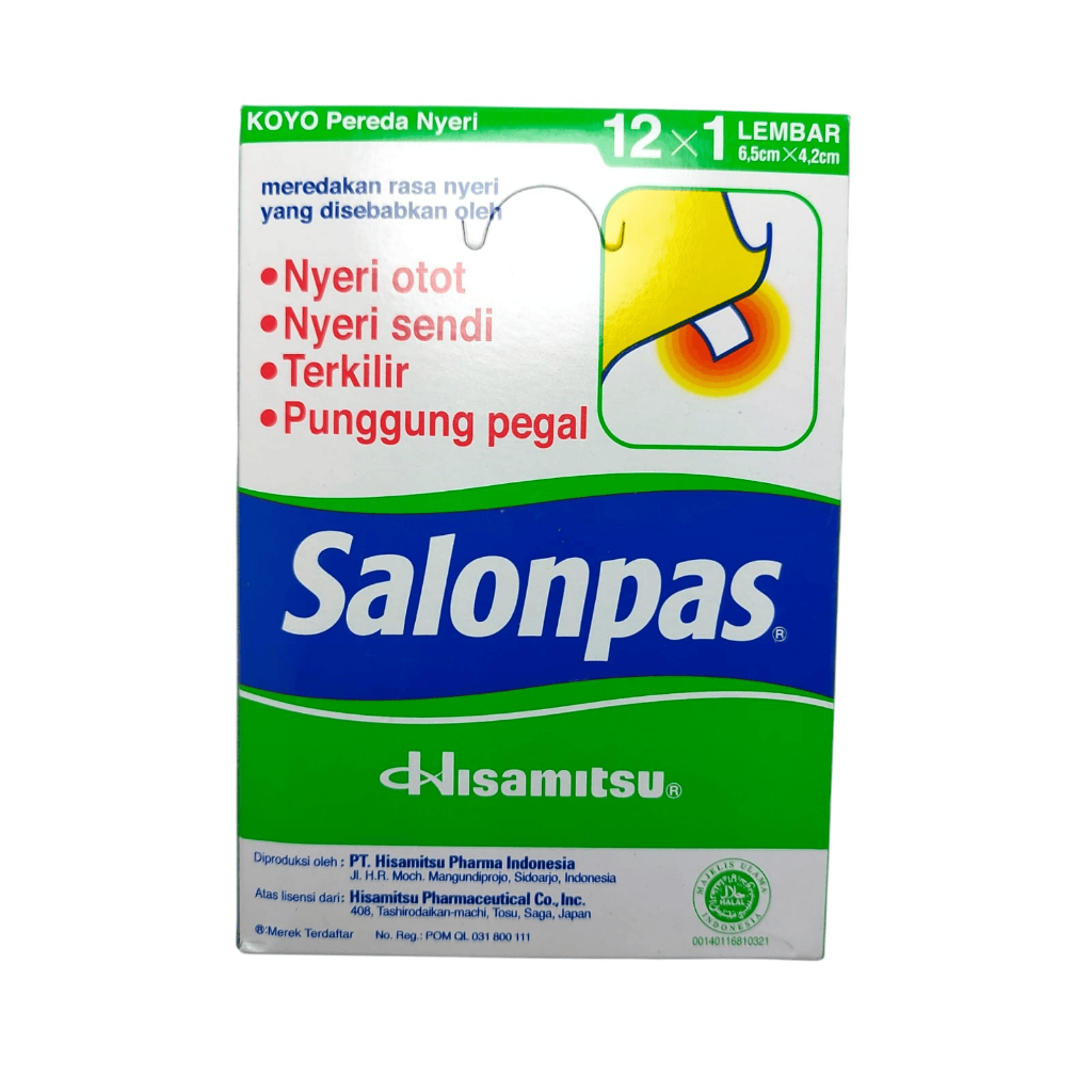 

Salonpas Koyo 1 Box 12x10 Sachet