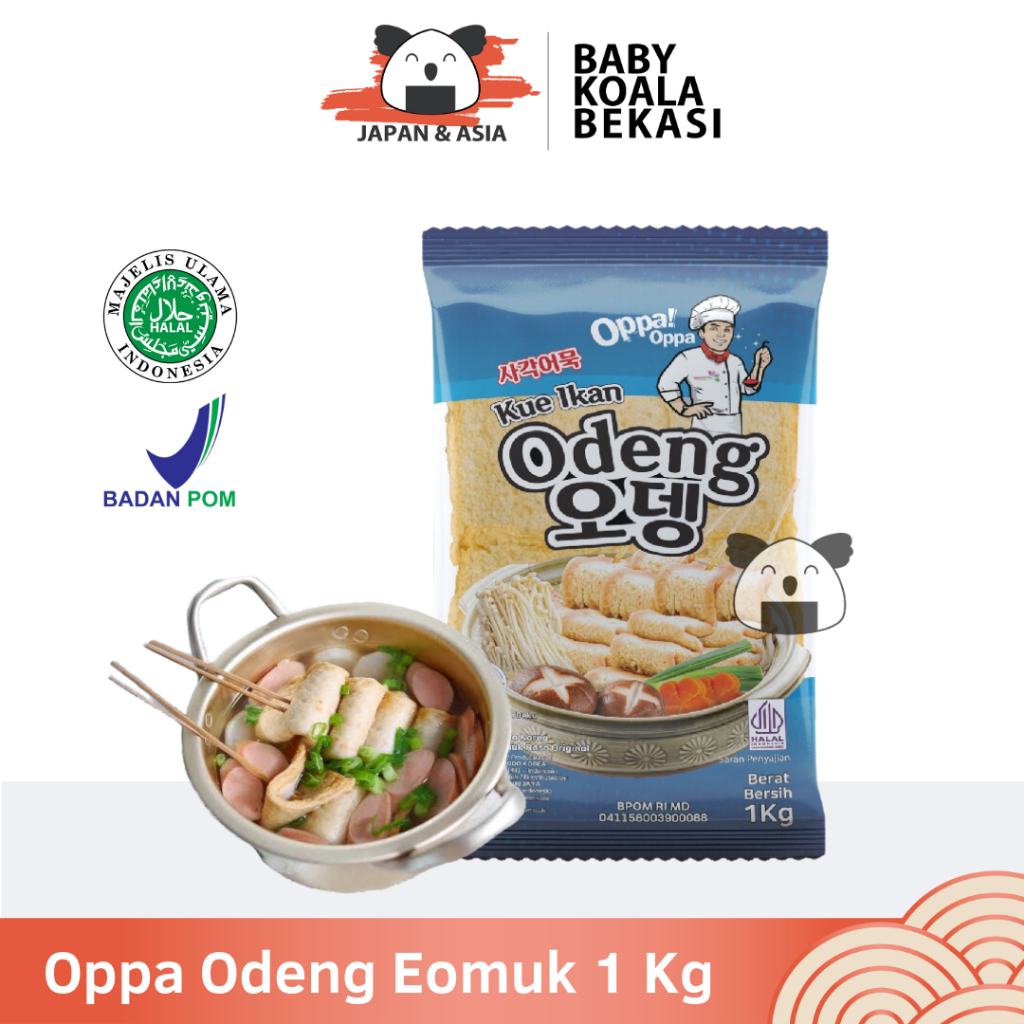 

Oppa Odeng Eomuk Korea Fish Cake 1 Kg Halal | Odeng Kotak | Fish Cake--- Bekasi