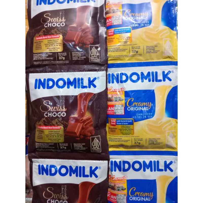 

(PI62) Indomilk susu kental manis sachet 37gr isi 6/renteng