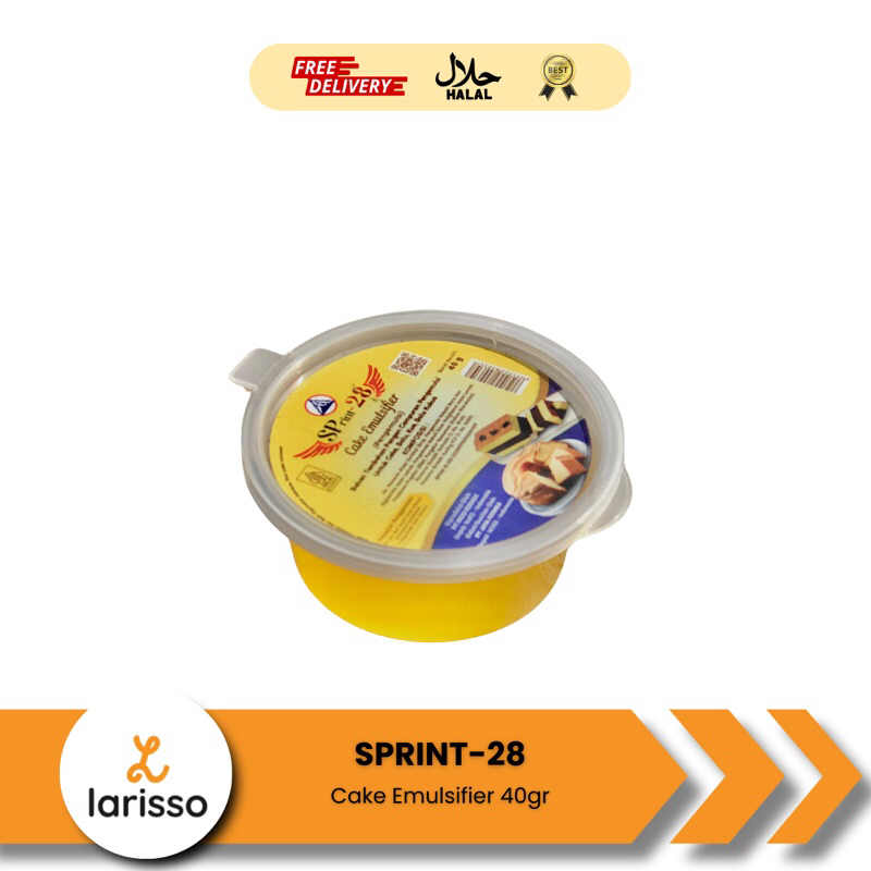 

Sprint-28 40gr - SP Pengembang Kue - Cake Emulsifier