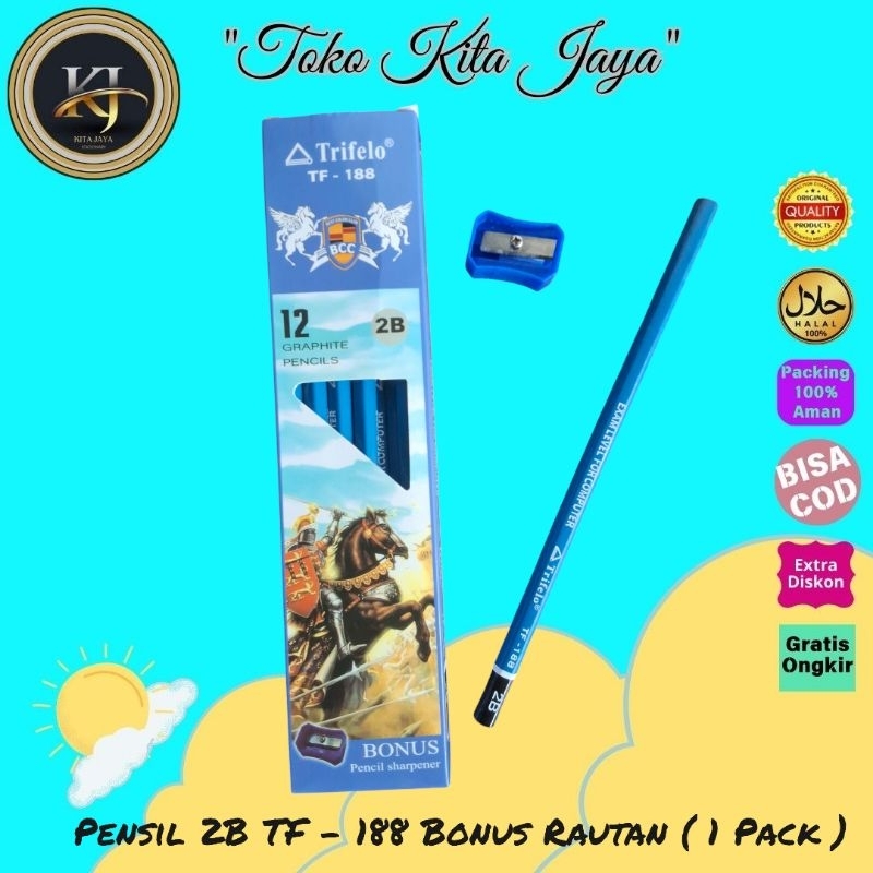 

Pensil 2b TF - 188 ( 1 Pack )