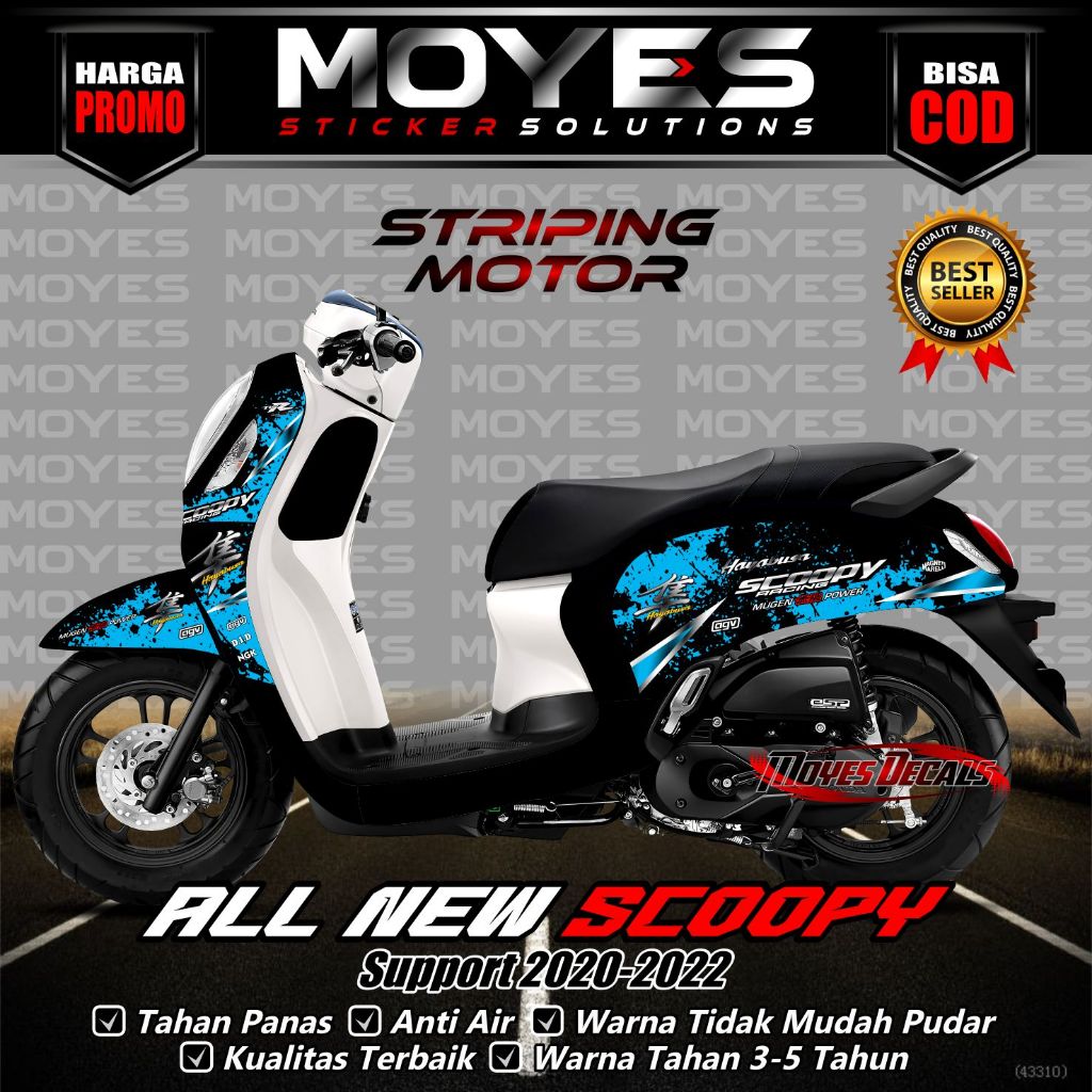 Striping Scoopy New - Decal Scoopy New - Stiker Scoopy New 2020-2020 Hayabusa