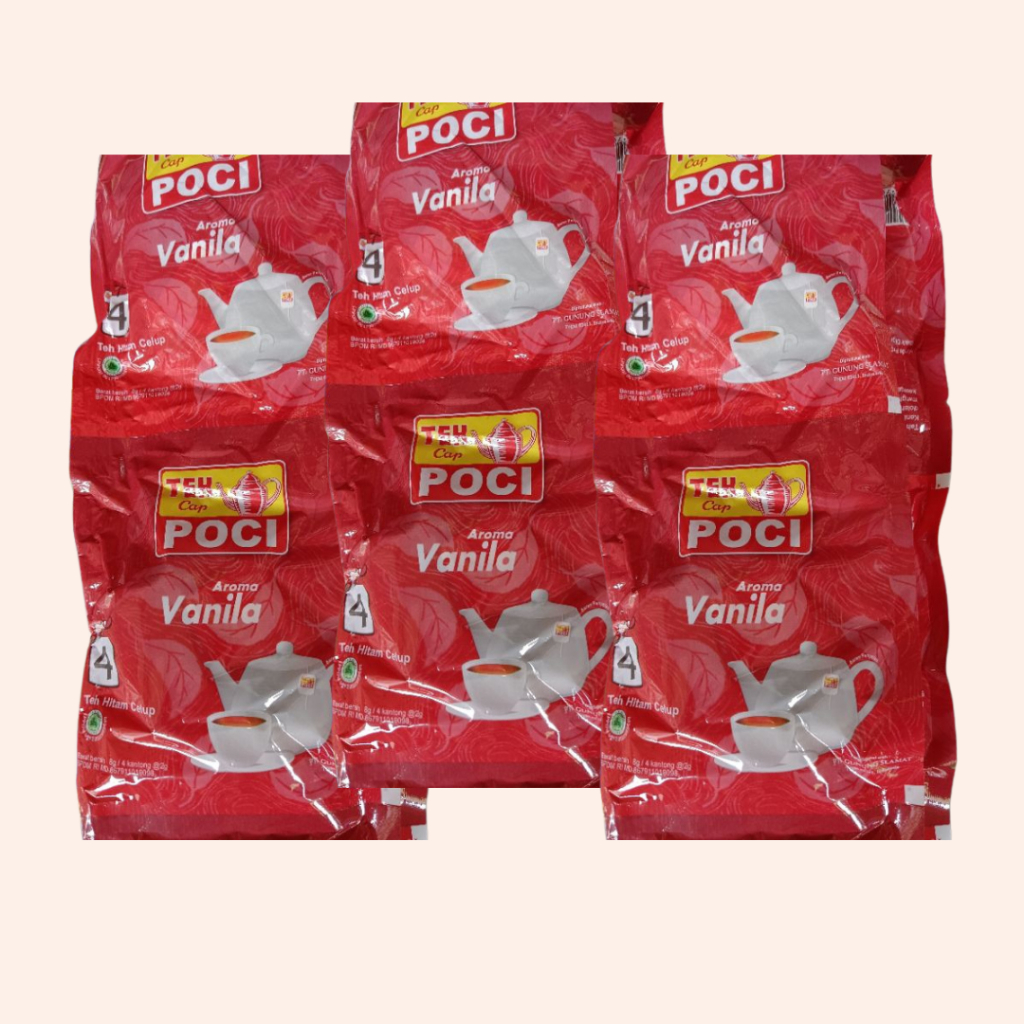 

Teh Celup Cap Poci Vanilla Sachet Renceng isi 10