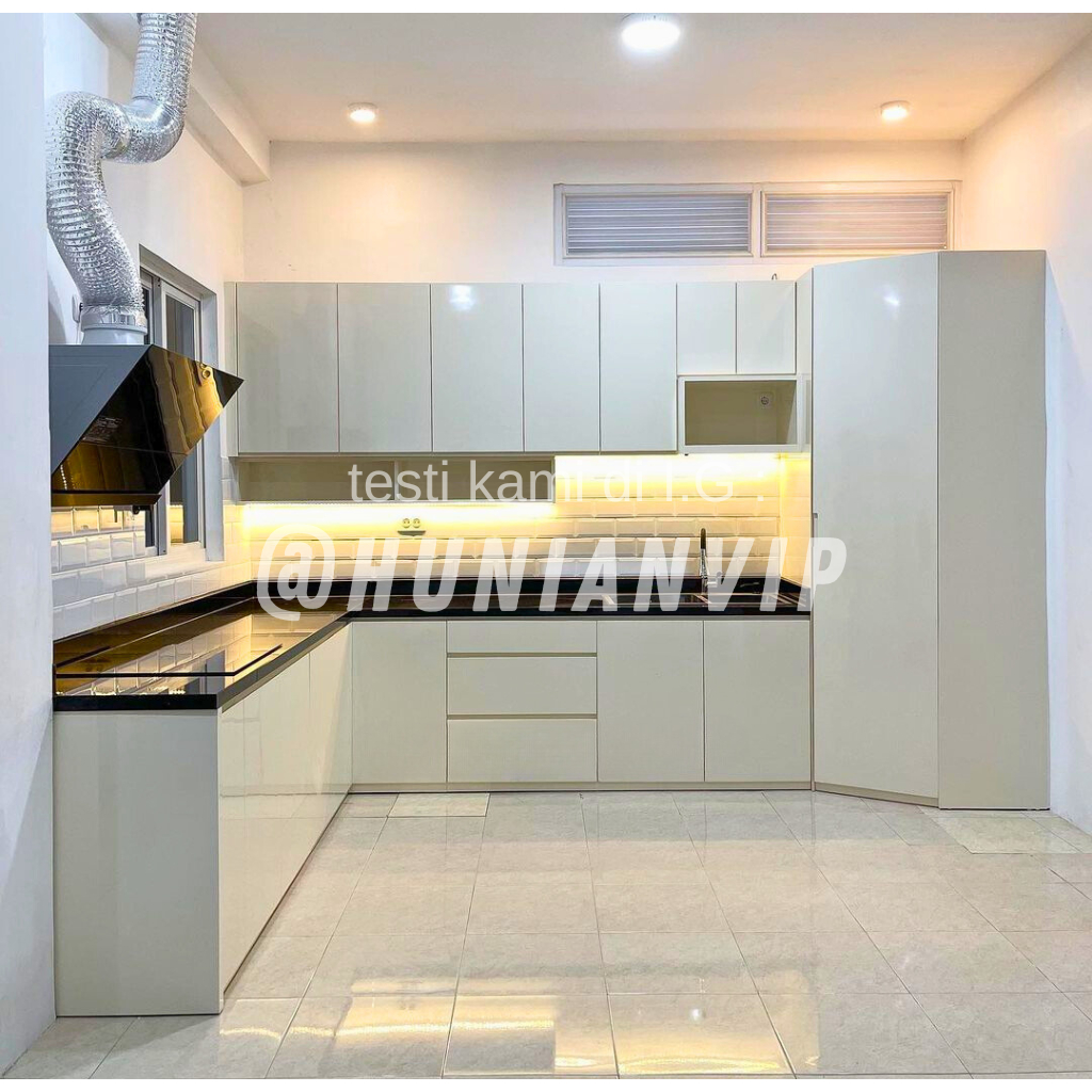 Kitchen set minimalis aluminium acp surabaya