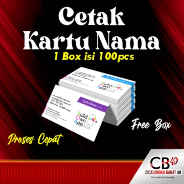 

KARTU NAMA / KANTOR / Business Card | BAHAN ARTCARTON260grm MURAH