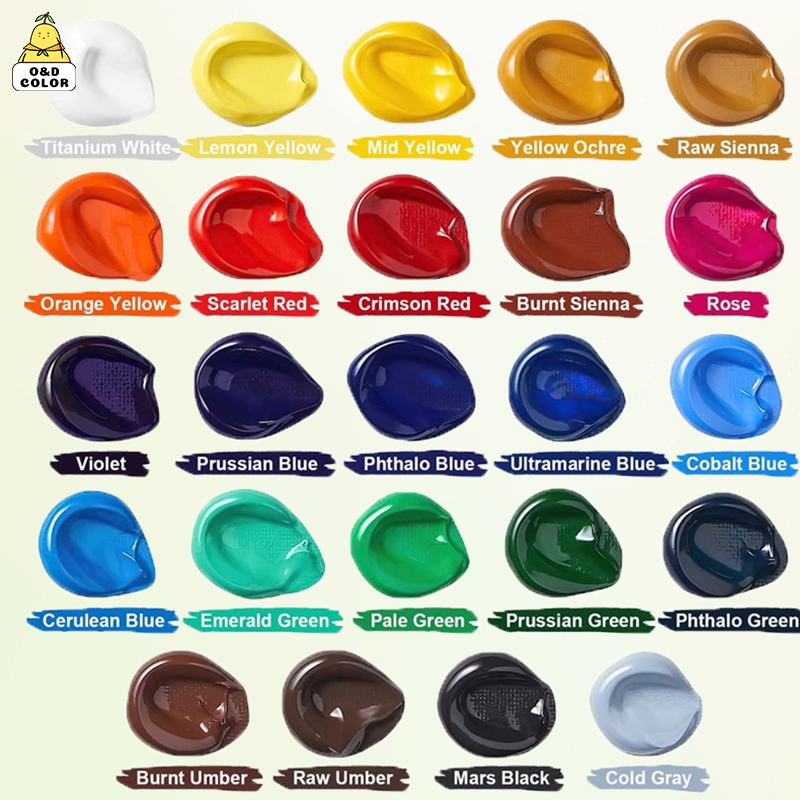 

Giorgione Profesional Acrylic Paint Cat Akrilik 12/24 Warna 12ml/botol Non Toxic Kualitas Tinggi