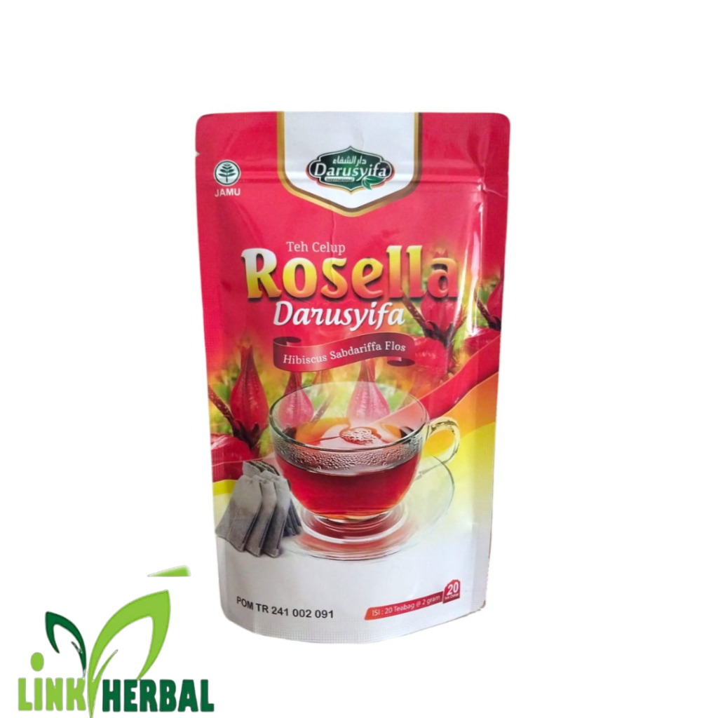 

BEST SELLER Teh Celup Rosella Darusyifa Original HERBAL ALAMI | Teh Rosela Darusyifa Kemasan Pouch