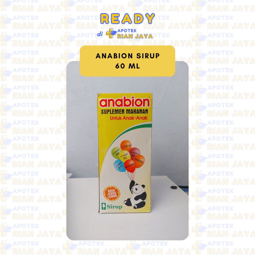 ANABION SUPLEMEN KESEHATAN | ANABION SIRUP 60 ML | ANABION SUPLEMEN KESEHATAN UNTUK ANAK-ANAK