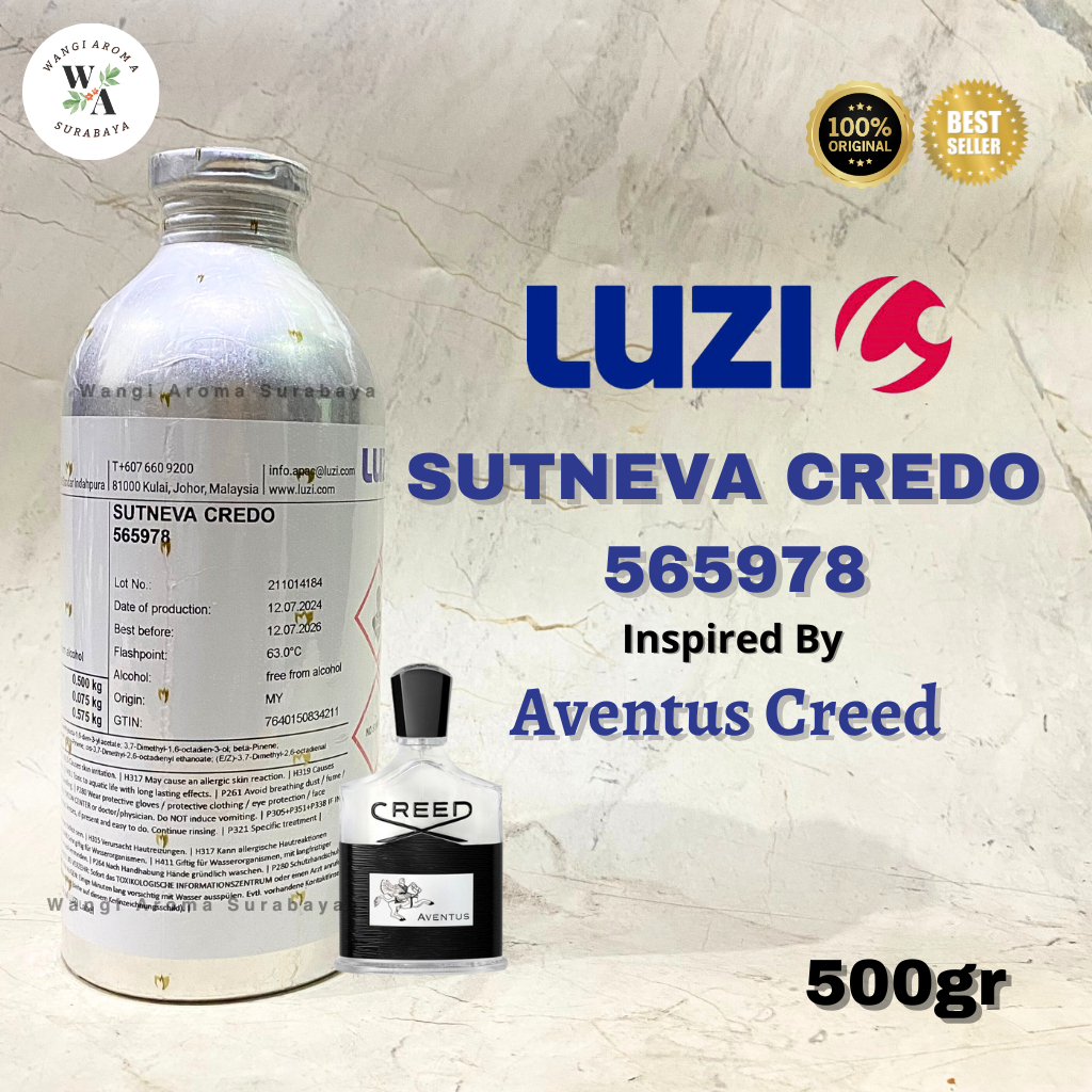 Bibit Parfum LUZI SUTNEVA CREDO 565978 Searah Aventus Creed 500GR Segel