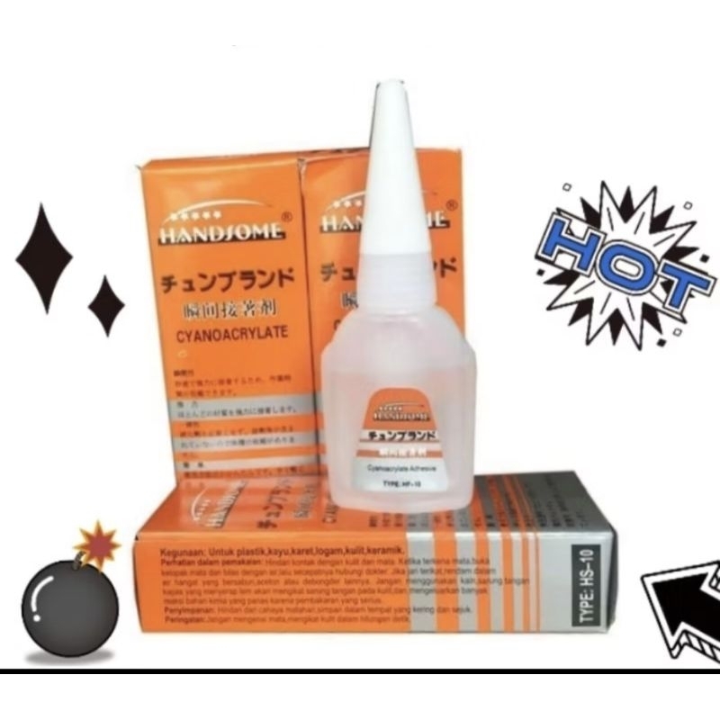 

Lem Korea Origonal Handsome Lem Cair Super Lengket Power Glue