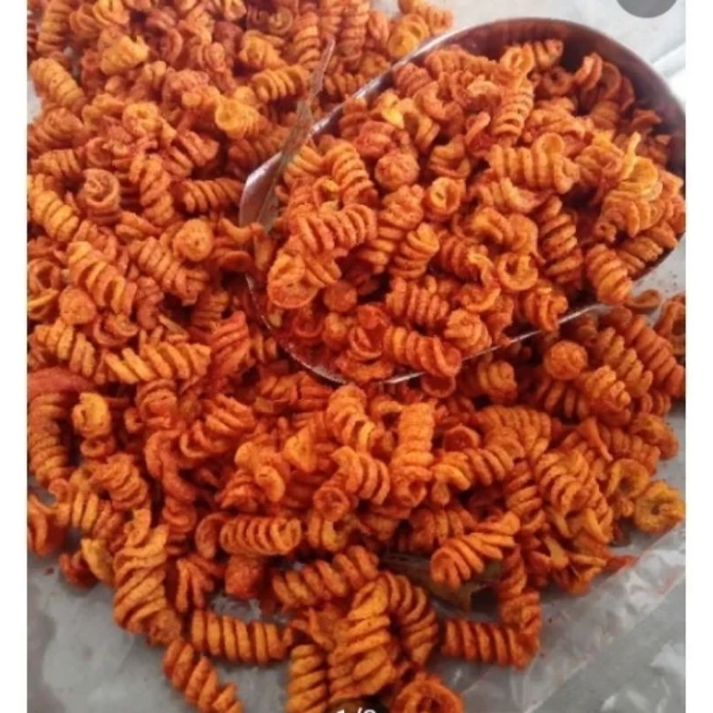 

makroni spiral pedas