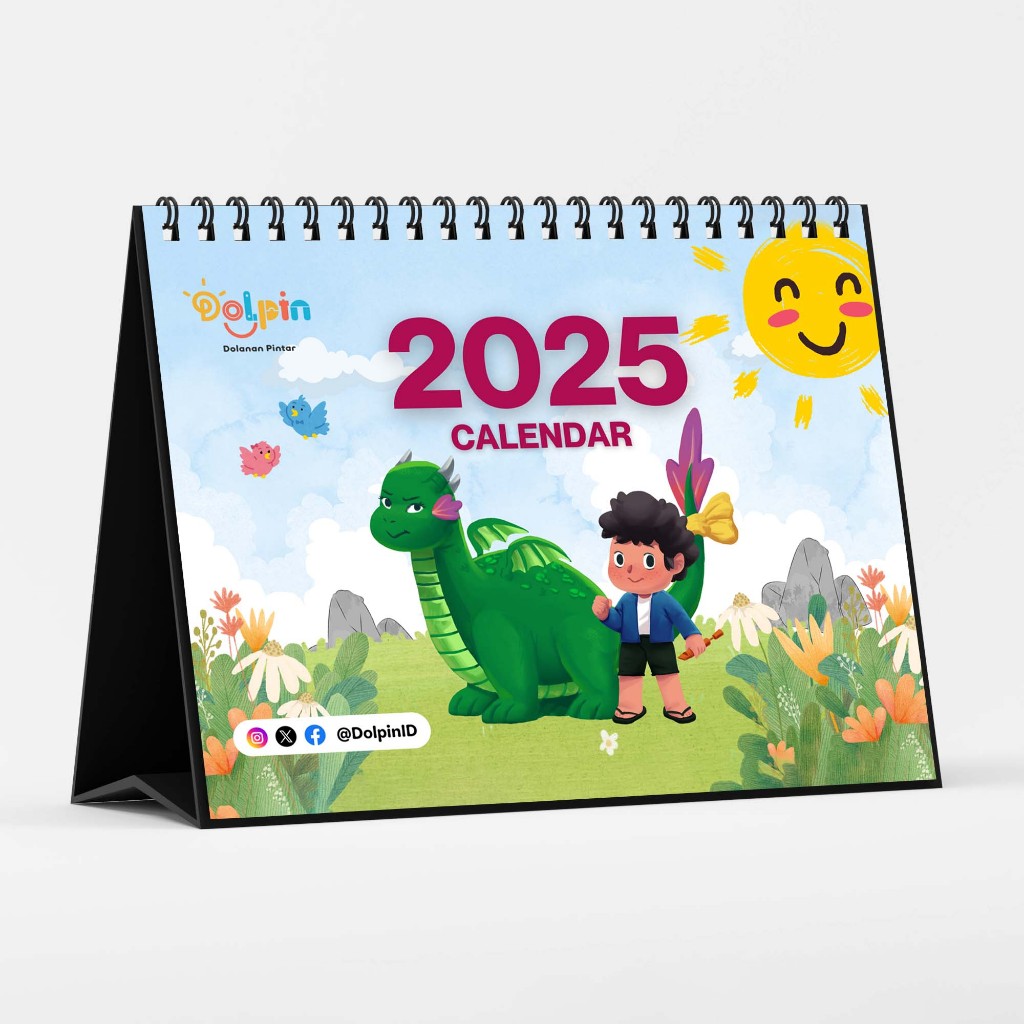 

Kalender Meja 2025 - Ilustrasi Dolpin
