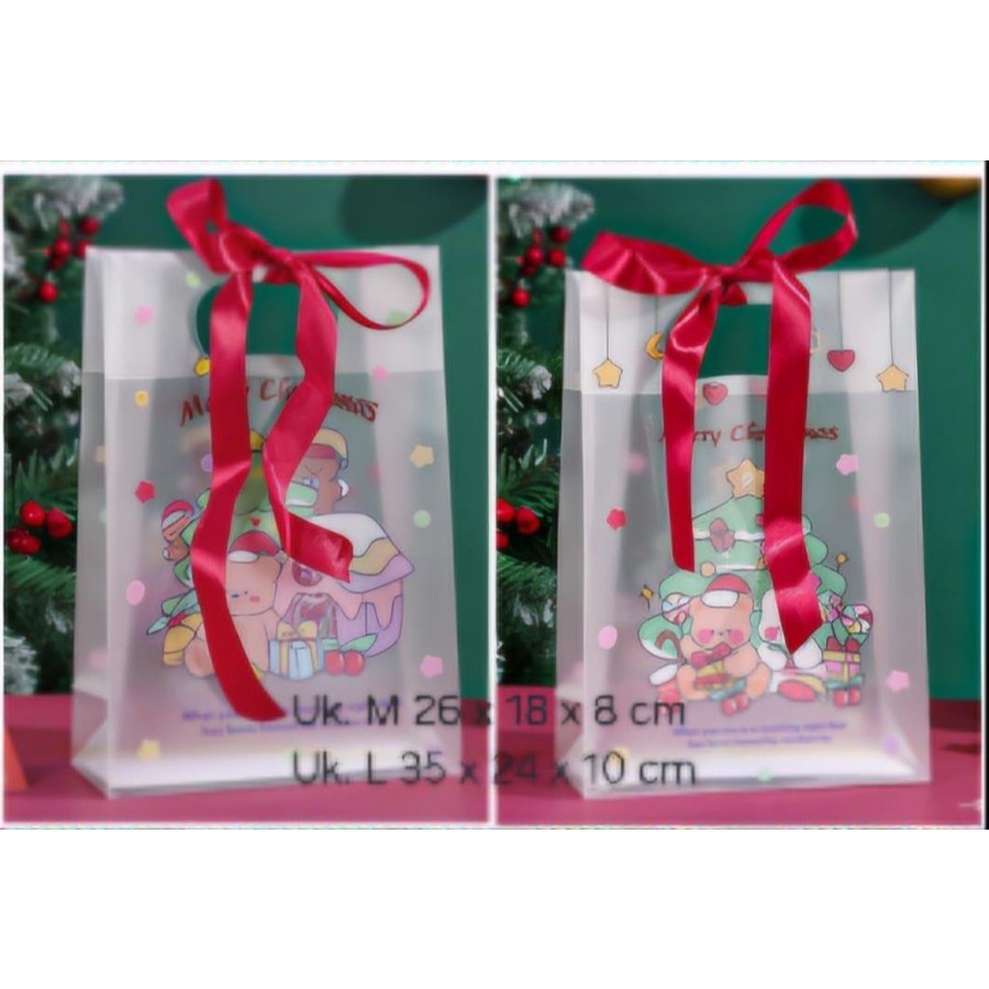 

Tas Mika PP Doff Oval Motif Natal / Tas Hampers Natal PER LUSIN