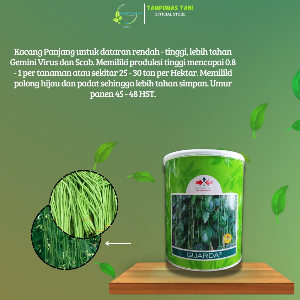 Benih Kacang Panjang GARDA / GUARDA 500gram