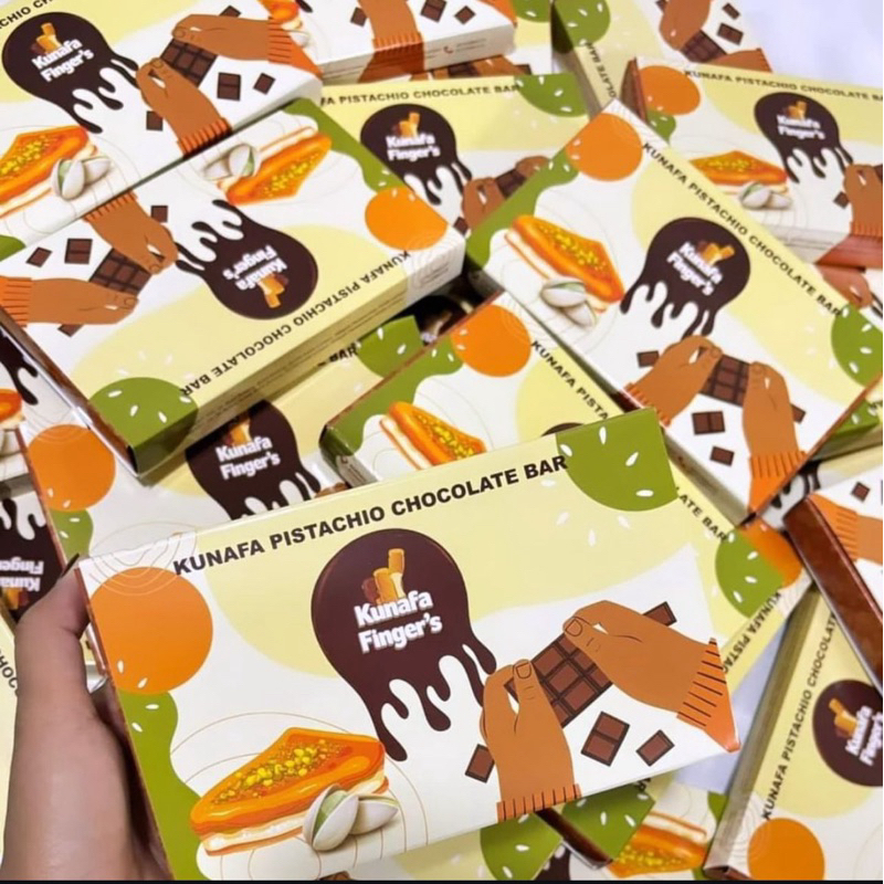 

Kunafa Finger's Pistachio Chocolate Bar