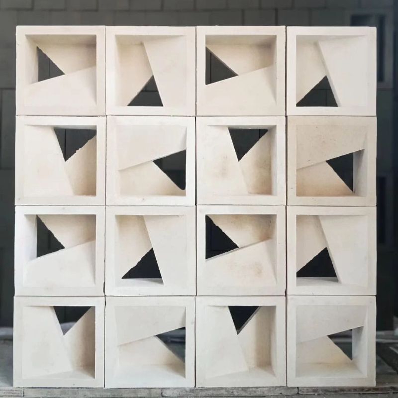 Roster beton minimalis, loster fasad, dekorasi rumah impian