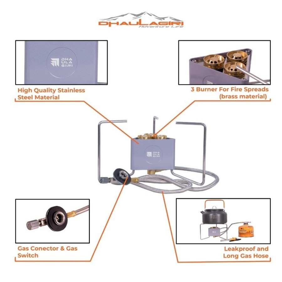 Kompor Dhaulagiri Camping Power Stove cps 303 - Kompor Dhaulagiri Ultralight - Kompor Daulagiri