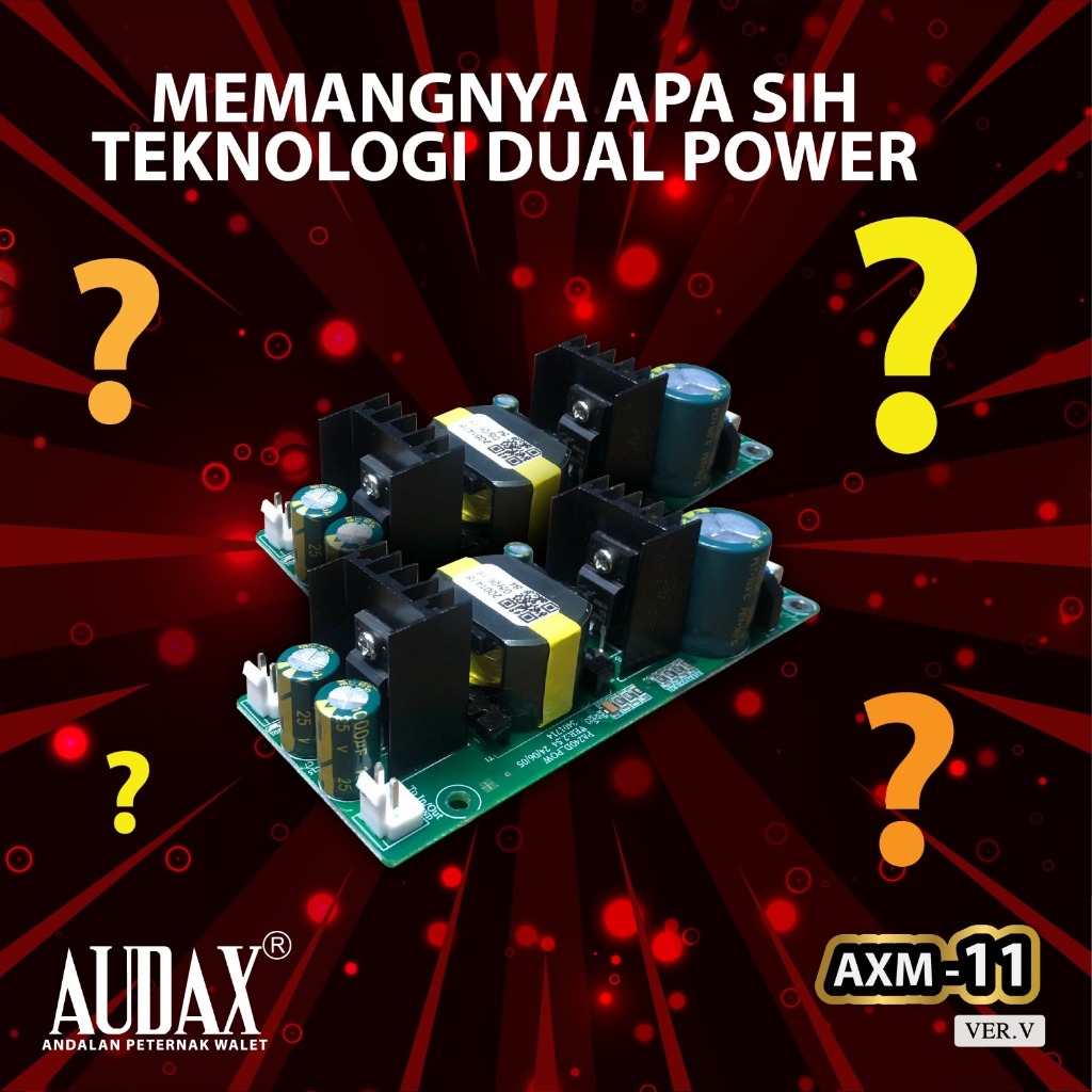 amplifier mesin walet audax AXM11 / AXM 11 Digital versi 5 – DUAL POWER