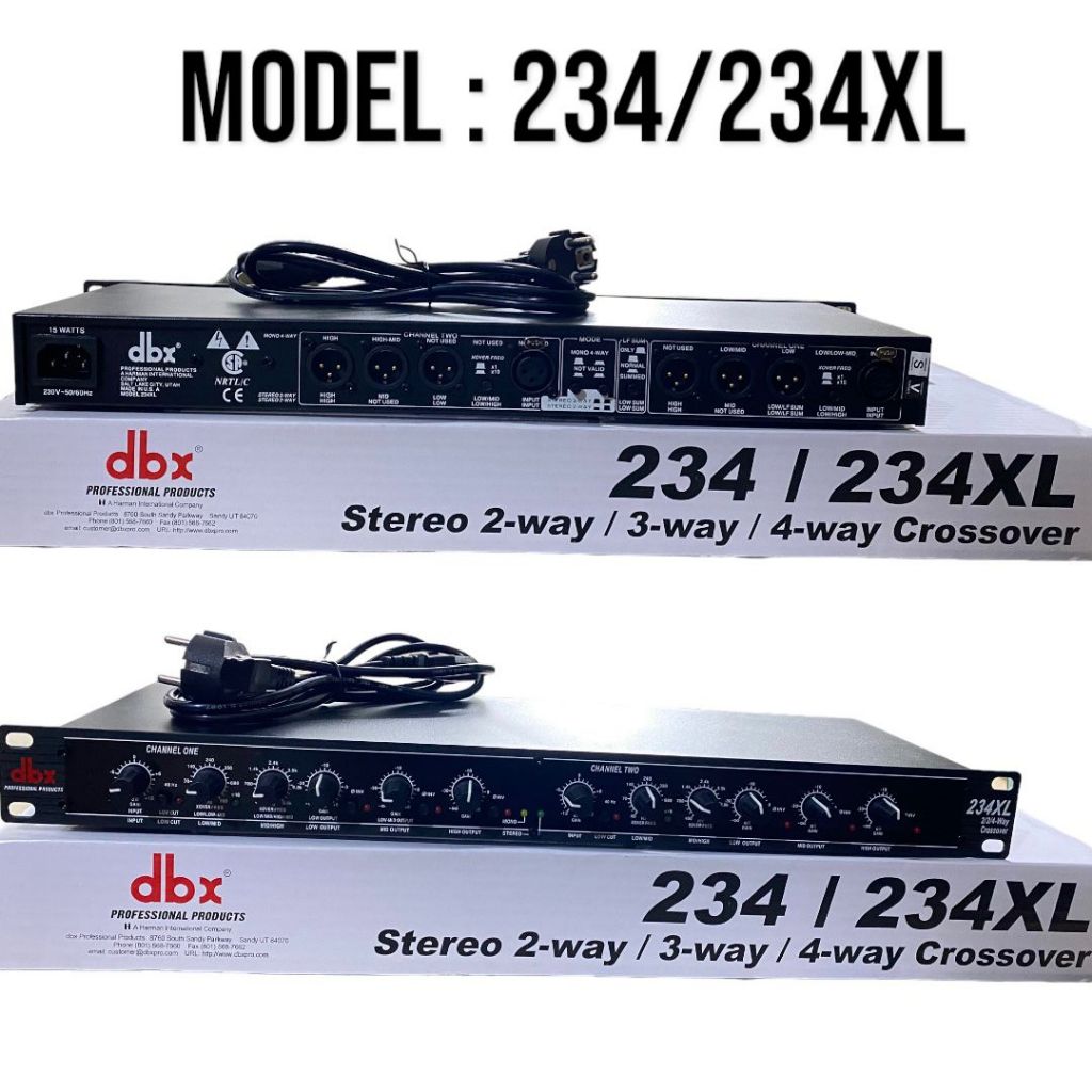 CROSSOVER DBX 234XL / 234 XL 2/3/4WAY