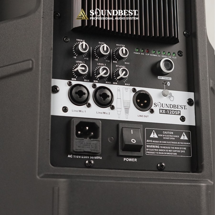 (JUAL 2 BUAH) SOUNDBEST Speaker Active RX-12 DSP