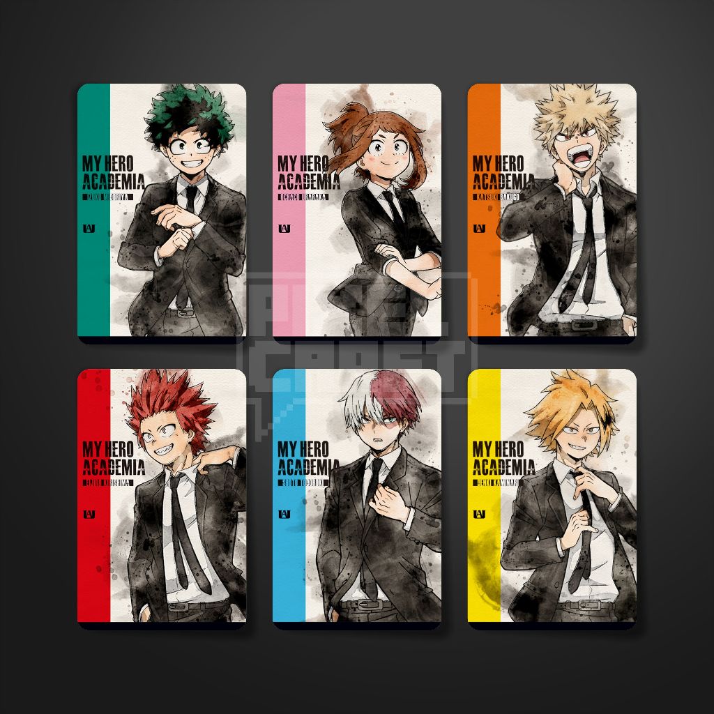 Photocard Karakter Anime BOKU NO HERO ACADEMIA/My Hero Academia (Suit Costume Ver)