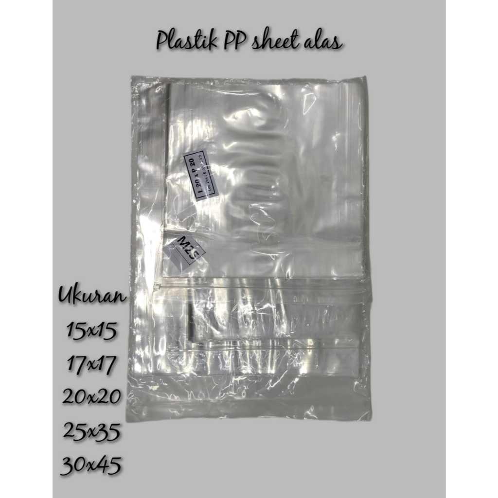 Plastik Alas Makanan Sterofoam Bubur 20x20 PP Tatakan 25x35 30x45 PP 15x15 Sheet Lembaran Dus Kue