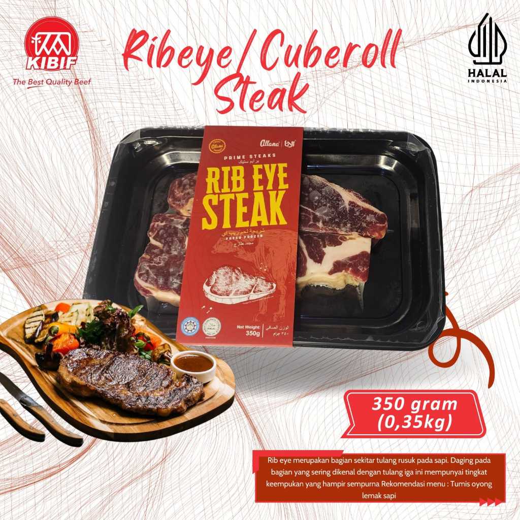 

Allana Ribeye Steak 350gr