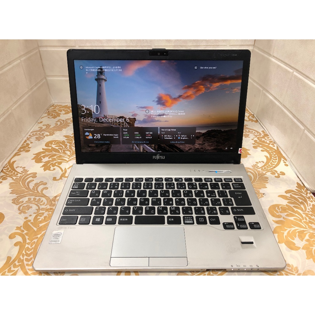LAPTOP FUJITSU LIFEBOOK S936 CORE I5  GEN7 SSD 256GB RAM 8GB