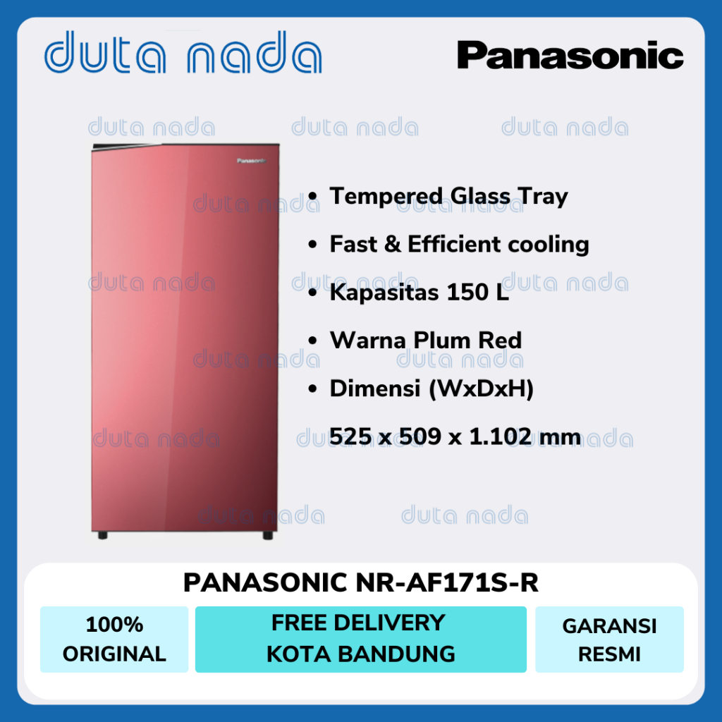 Panasonic Kulkas 1 Pintu NRAF171SR / NR-AF171S-R