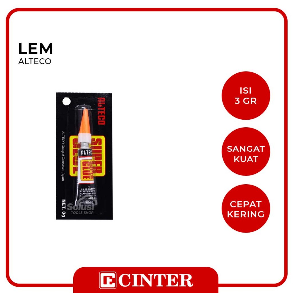 ALTECO - LEM SETAN / LEM KUAT / LEM ALTECO 1 HITAM