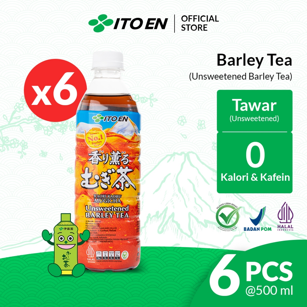 

ITO EN Barley Tea No Sugar 500ml isi 6 pcs