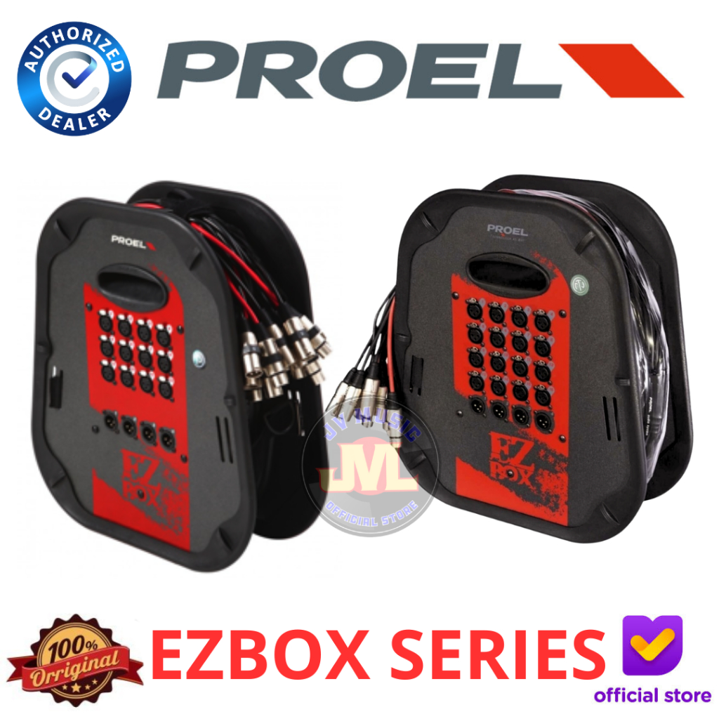Proel EZBOX1204 EZBOX1604 EZBOX Series Audio Stage Box Proel EZBOX-1204 EZBOX-1604 Snake Kabel