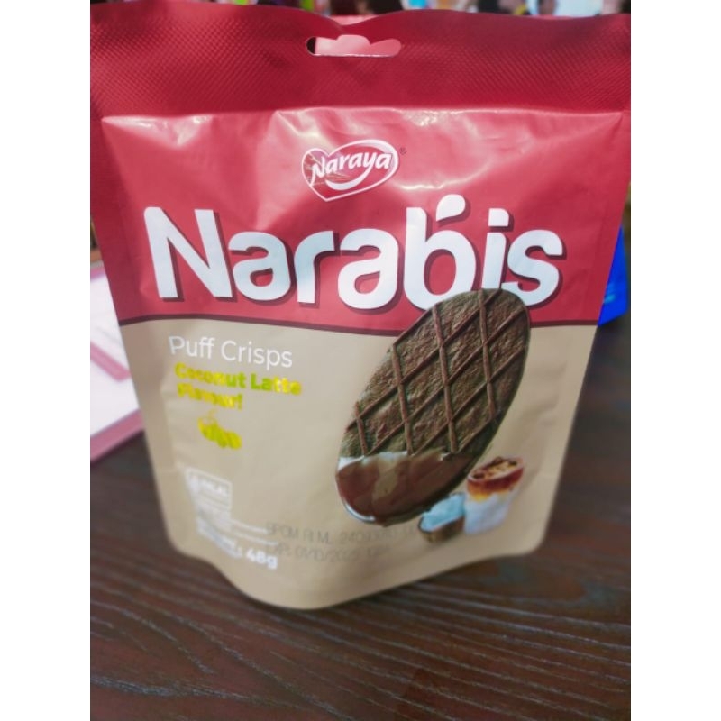 

narabis puff chips coconut late flavor naraya