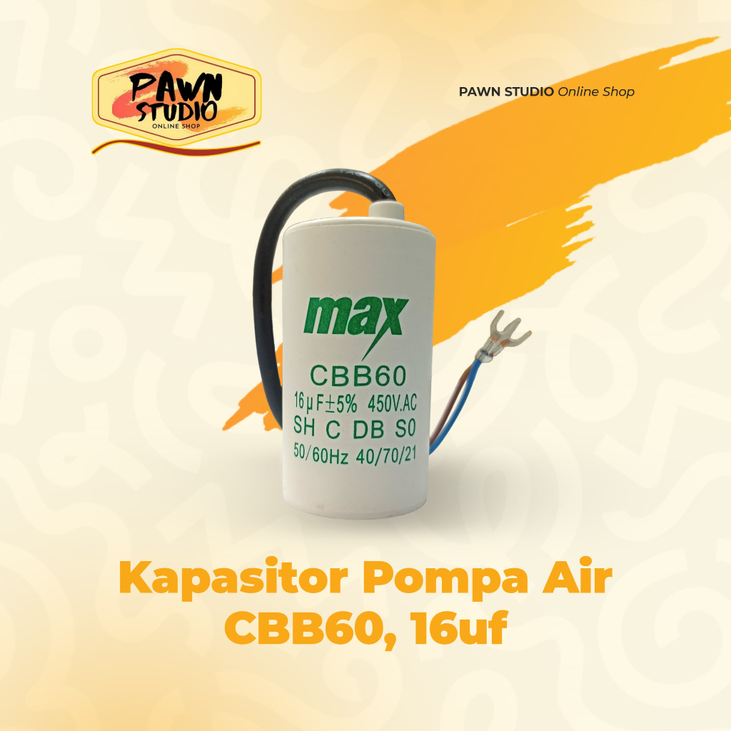 Capasitor Kapasitor Pompa Air 16uf 16 uf 450VAC / Capasitor Kapasitor Kulkas 16uf 16 uf 450VAC /  Ca
