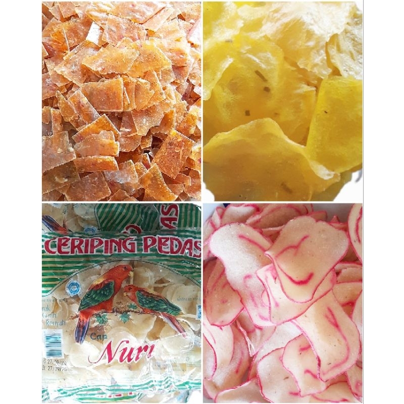

Promo murah!! Samiler pohong krupuk mentah 1000 gram/ 1 Kg