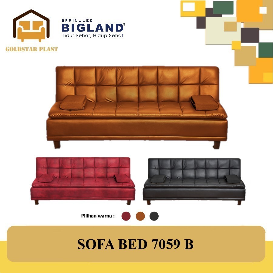 Sofa Bed Minimalis Bigland 7059 B/Sofa Santai/Sofa Lipat KHUSUS BOGOR
