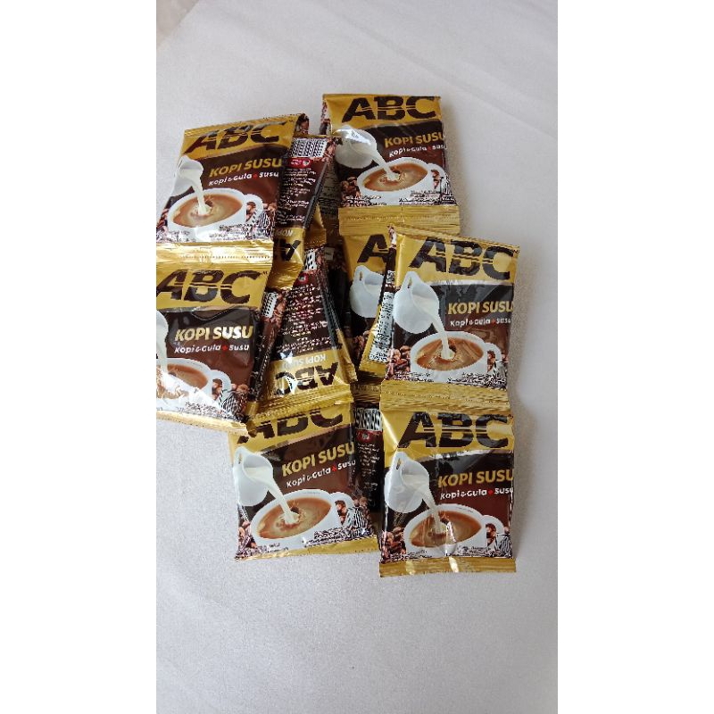 ABC Kopi Susu renceng/ Coffee Abc Susu rentengan/Kopi Susu Abc 10pcs