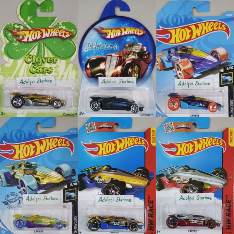 hotwheels hot wheels carbide edisi clover cars holiday hotrods x-raycers hw race track stars