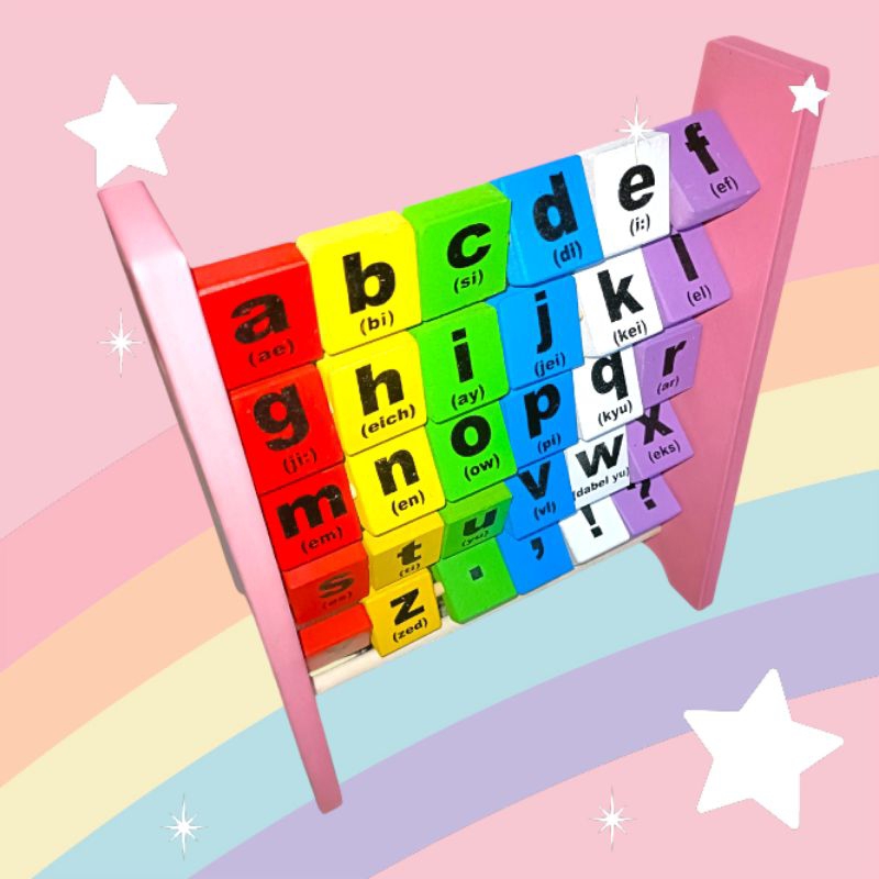 Mainan edukasi anak/ mainan huruf/ mainan huruf abc untuk belajar anak