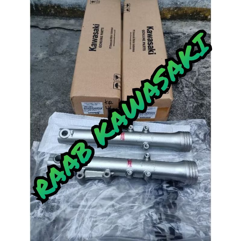 tabung shock breker depan set ninja 150 r ss original kawasaki