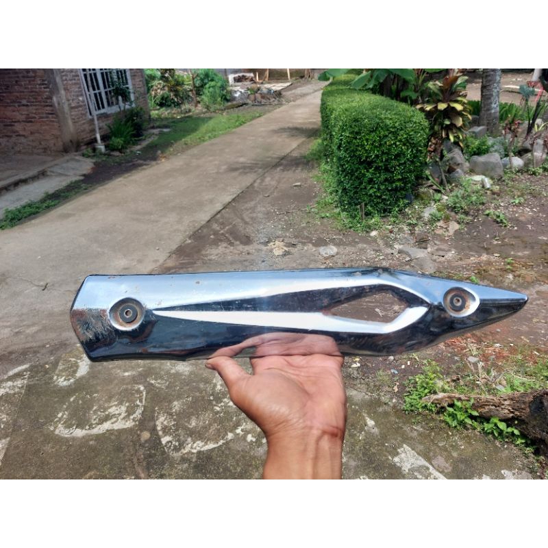 Pelindung Knalpot Tameng Knalpot Shogun 125 Sp FL Axelo Original
