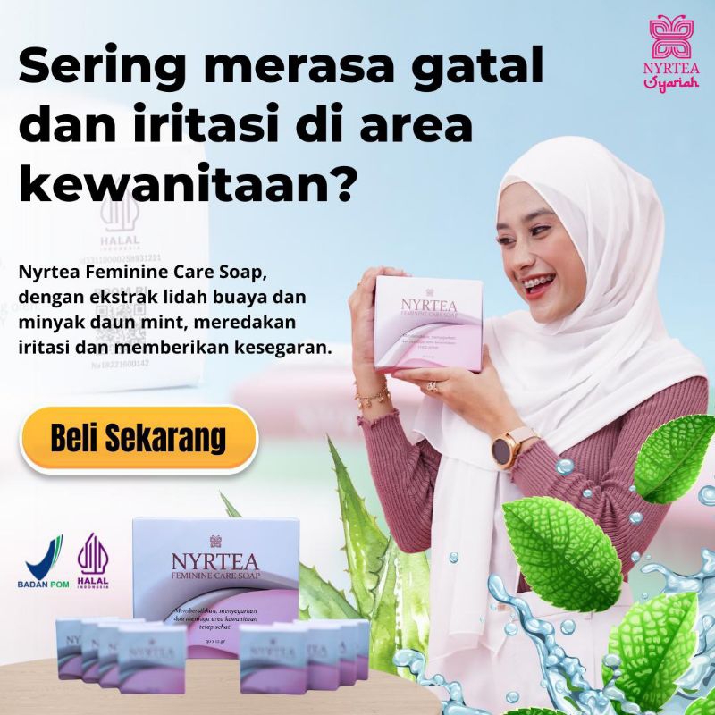 SABUN KEWANITAAN FEMININE NYRTEA (1 PCS)