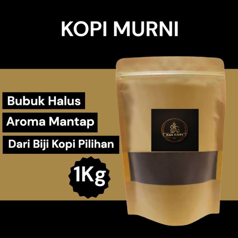 

Bubuk Kopi Murni A2 Rasa Nikmat Mantap isi 1kg Dari Biji Kopi Pilihan