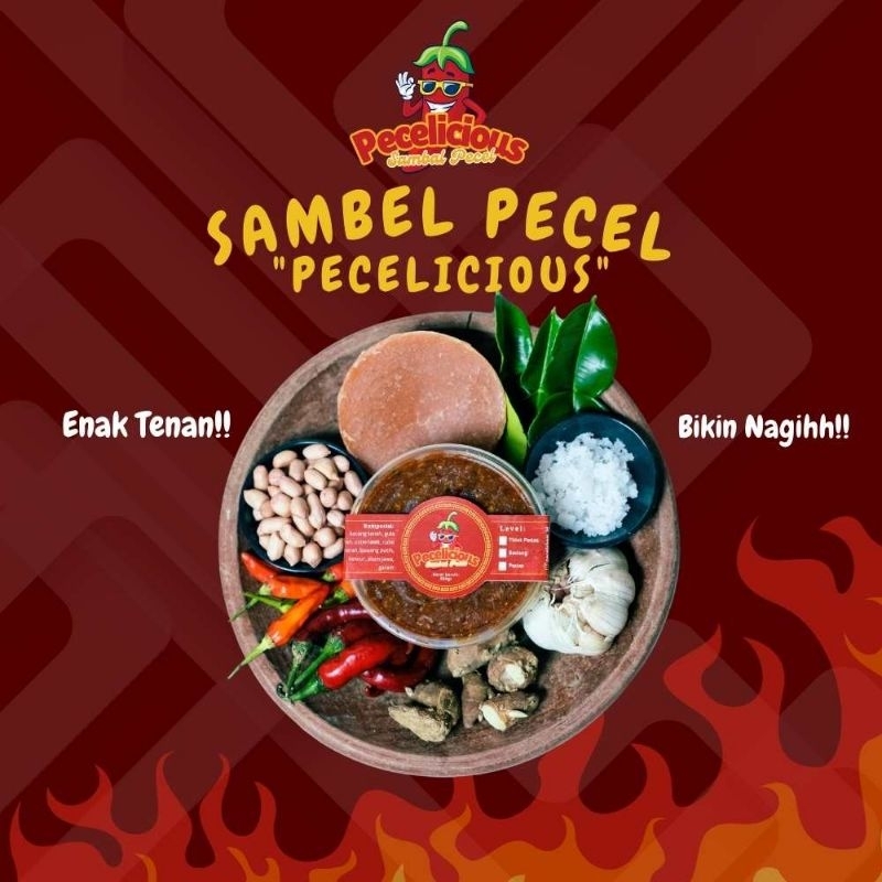 

Sambel Pecel PECELICIOUS / Bumbu Pecel/ Sambel Kacang Khas Madiun Kemasan 250 gram 100% Asli Kacang tanpa campuran, berkualitas enak murah dan halal, non MSG, Asli Rempah Indonesia, Cita Rasa Nusantara, Pedas, Sedang, Tidak Pedas