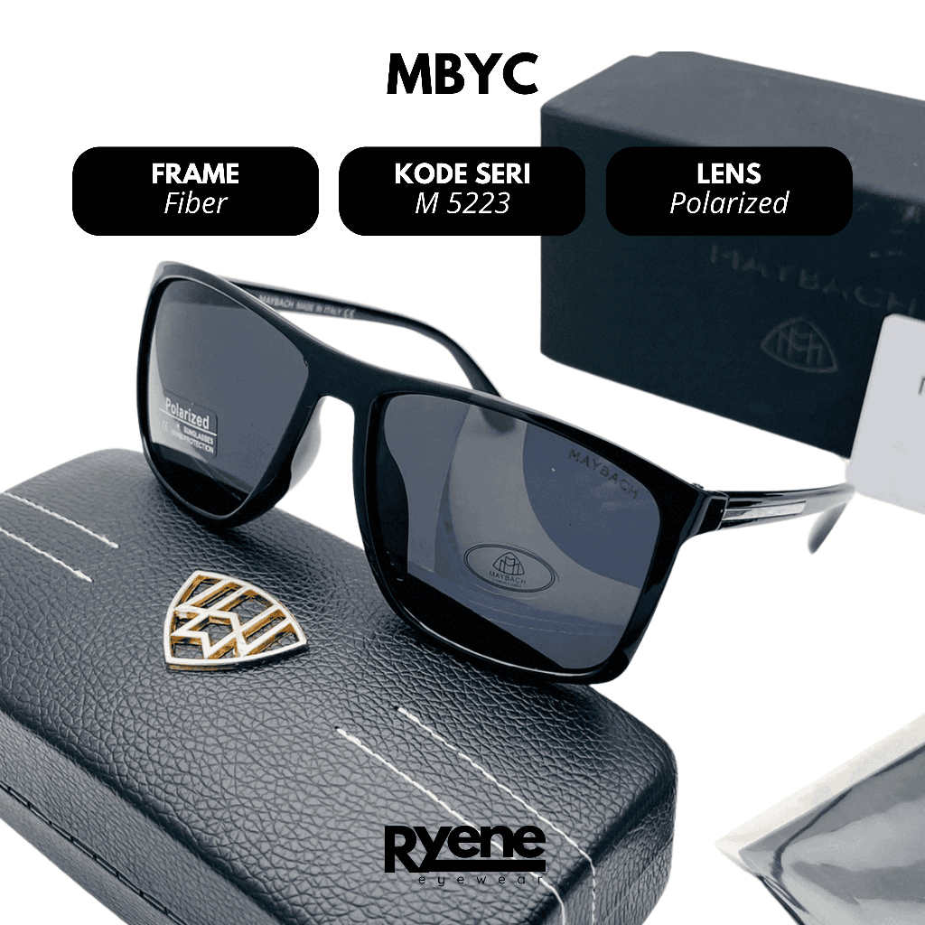 KACAMATA POLARIZED MAYBACH 5223 FREME FIBER HIGHT QUALITY IMPORT BEST SELLER