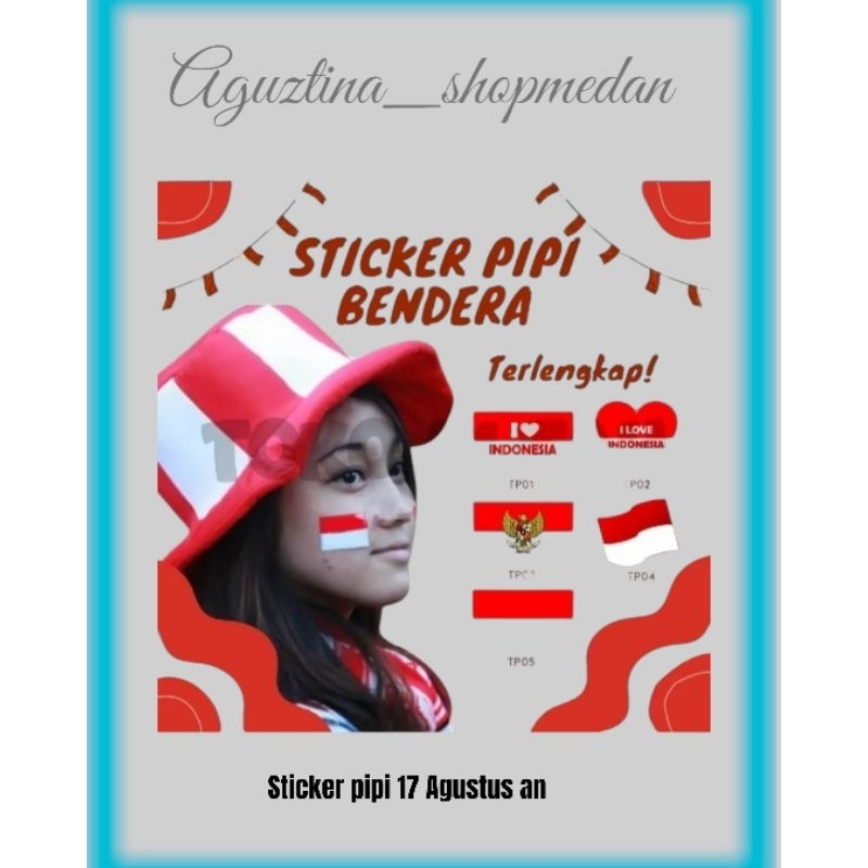 

READY MEDAN - STICKER PIPI PERSIAPAN 17 AGUSTUS/STICKER MERDEKA ULTAH REPUBLIK INDONESIA