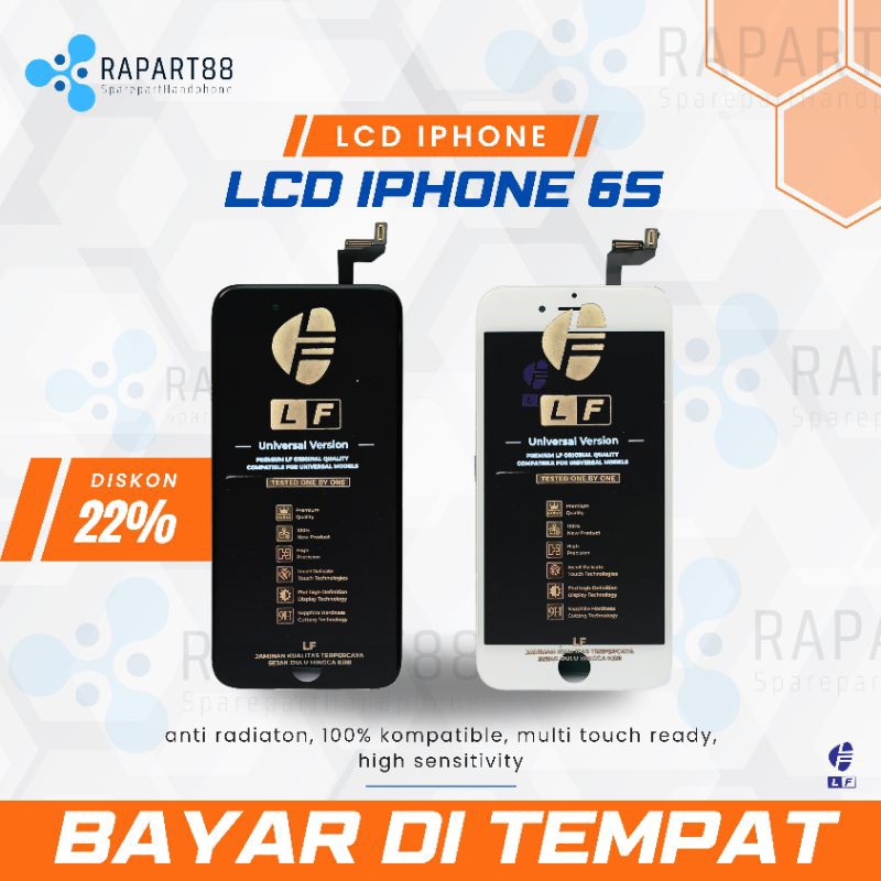 LCD iPhone 6s Original Fullset Touchscreen Life Future kualitas terbaik